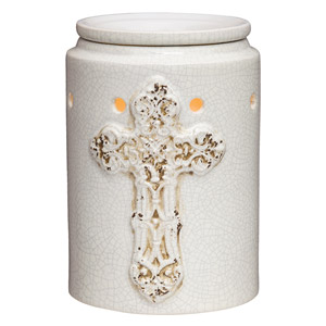 Antique Cross Deluxe Scentsy Candle Warmer