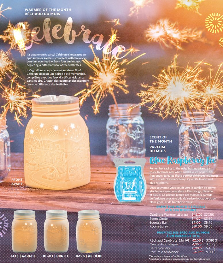 Celebrate - June Scentsy Warmer Of The Month