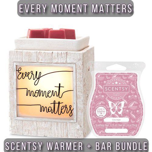Every Moment Matters Warmer and Scentsy Bar Bundle
