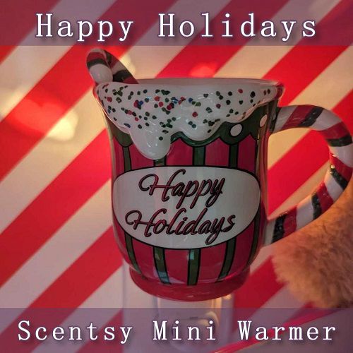 Happy Holidays Scentsy Mini Warmer