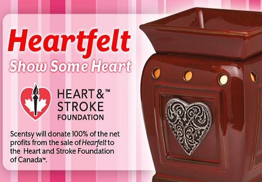 Heartfelt Scentsy Candle Warmer