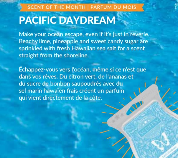 Pacific Daydream is the May 2016 Scent Of The Month