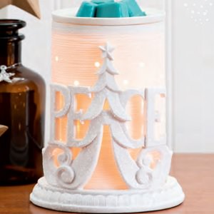 Peace Wrap With Etched Core Scentsy Holiday 2017 Warmer