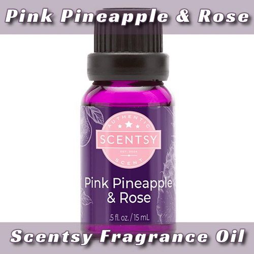 Pink Pineapple and Rose Natural Scentsy Oil Blend