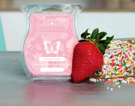 Strawberry Swirl is the July 2016 Scent Of The Month