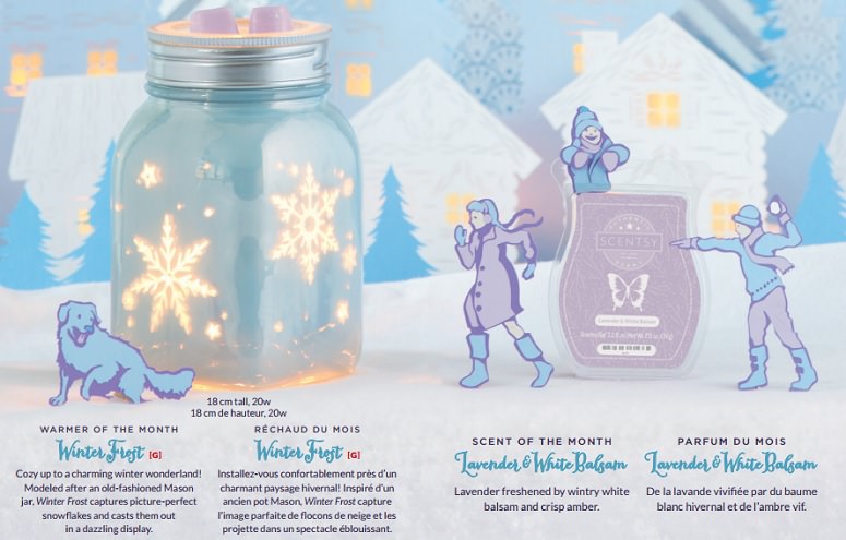 Winter Frost - November and December 2016 Scentsy Warmer Of The Month