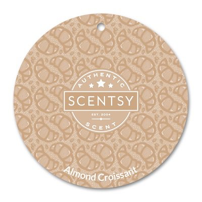 Almond Croissant Scentsy scent circle