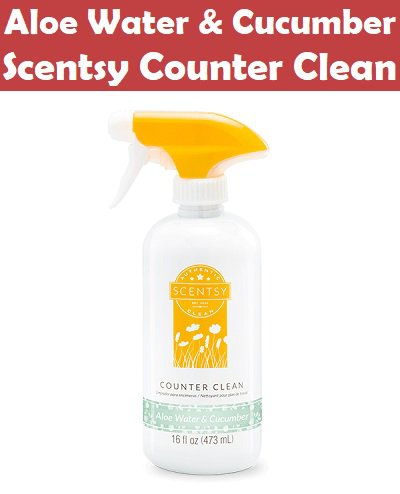 Aloe Water and Cucumber Scentsy Counter Cleaner