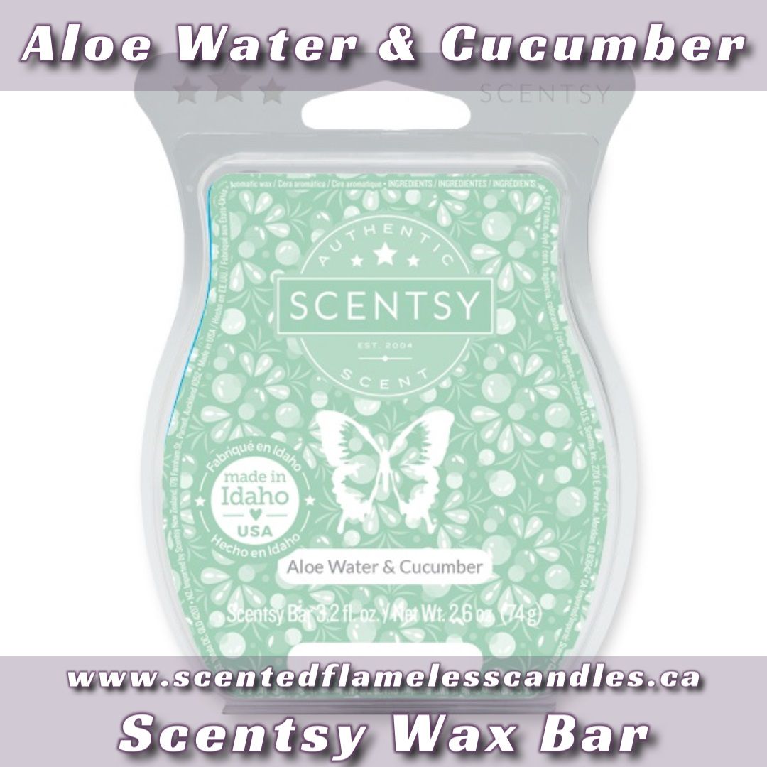 Aloe Water and Cucumber Scentsy Bar