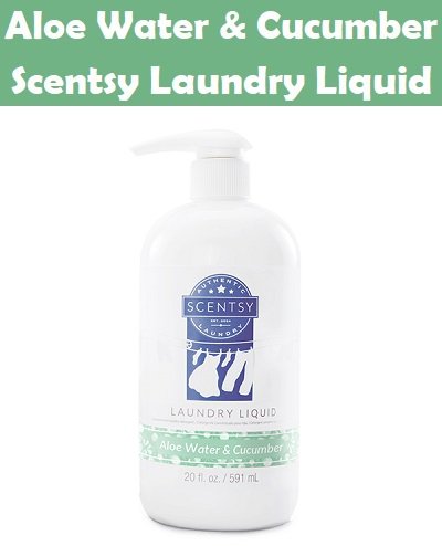 Aloe Water and Cucumber Scentsy Laundry Liquid