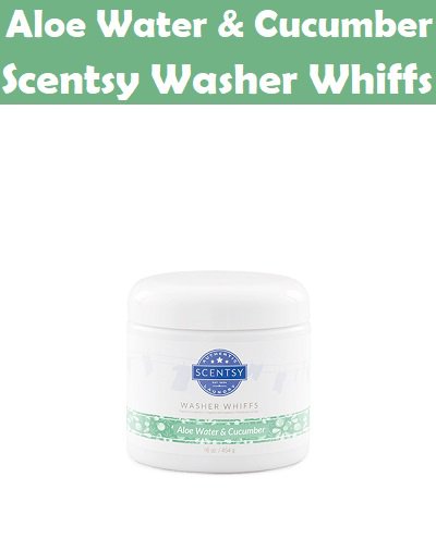 Aloe Water and Cucumber Scentsy Washer Whiffs