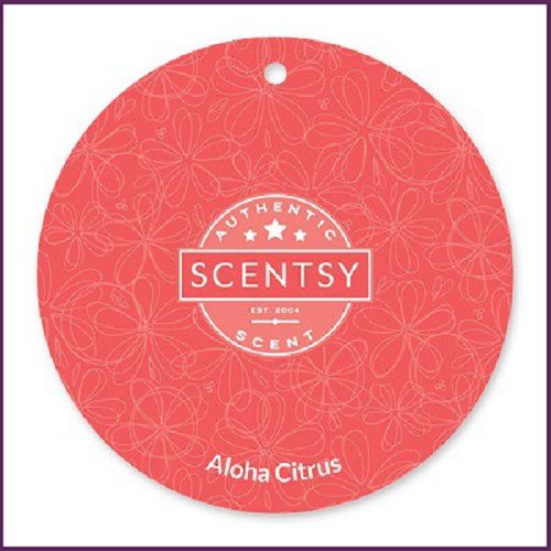 Aloha Citrus Scentsy scent circle