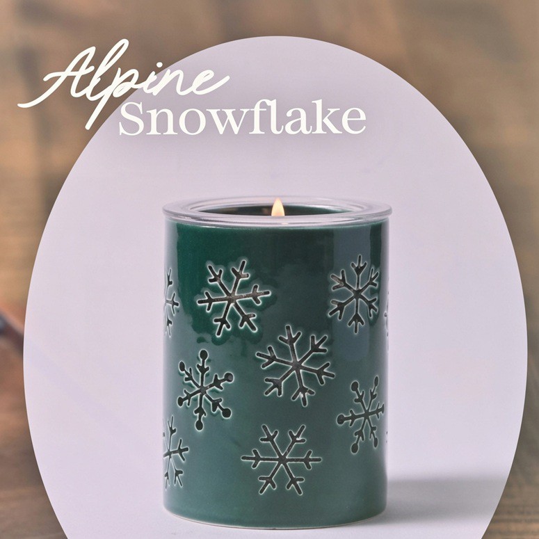 Alpine Snowflake Scentsy Candle Alpine Snowflake Scentsy Candle