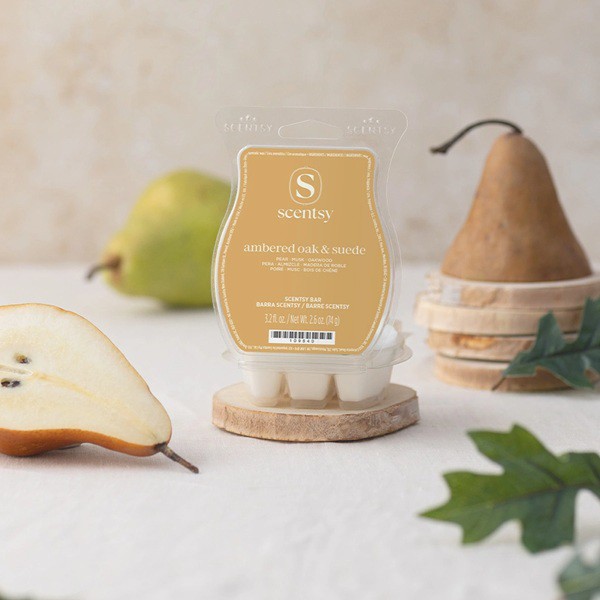 Ambered Oak and Suede Scentsy Bar