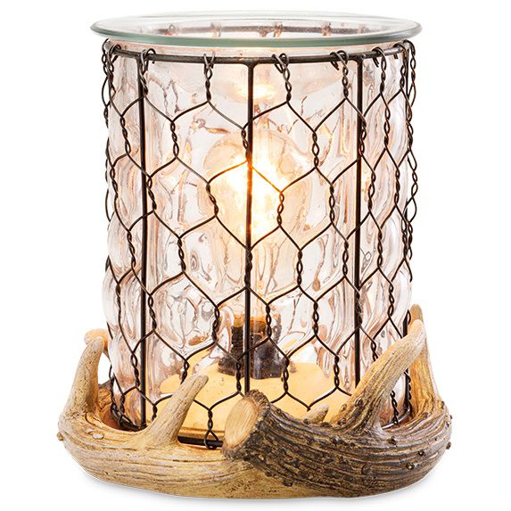 Antler Lodge Scentsy Warmer Clear