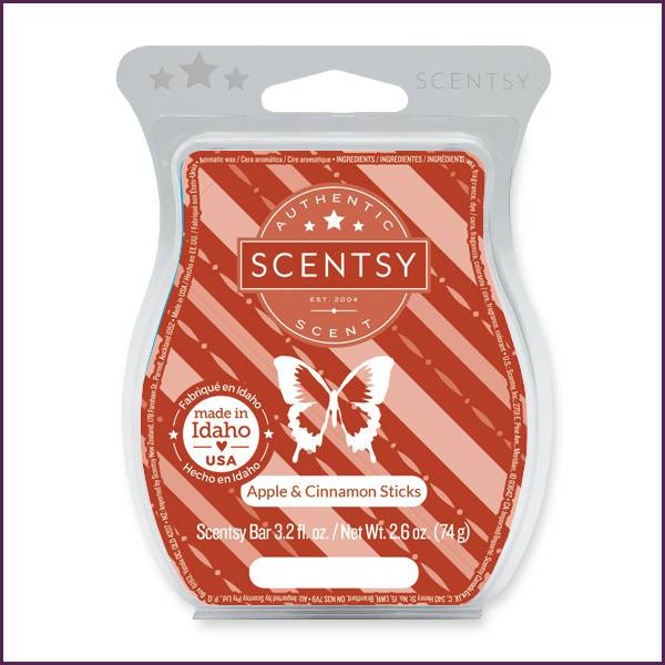 Apple and Cinnamon Sticks Scentsy Wax Bar