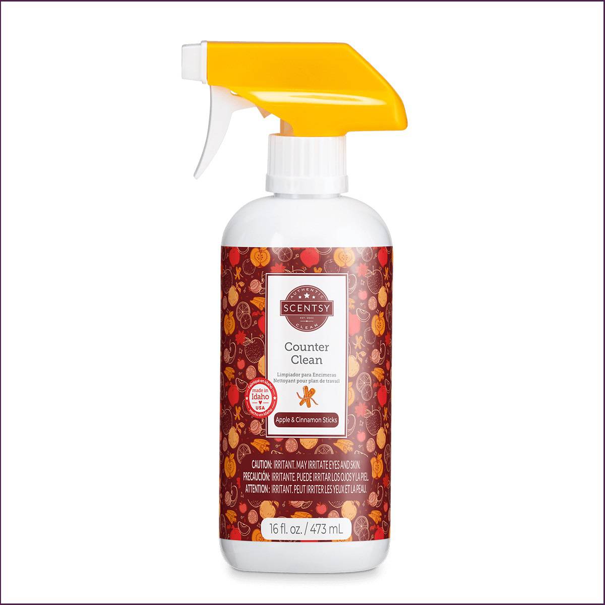 Apple and Cinnamon Sticks Counter Cleaner Stock Apple and Cinnamon Sticks Counter Cleaner Stock