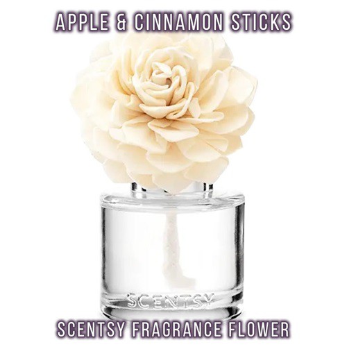 Apple and Cinnamon Sticks Scentsy Fragrance Flower