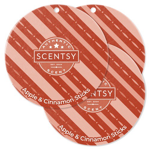 Apple and Cinnamon Sticks Scentsy scent circle