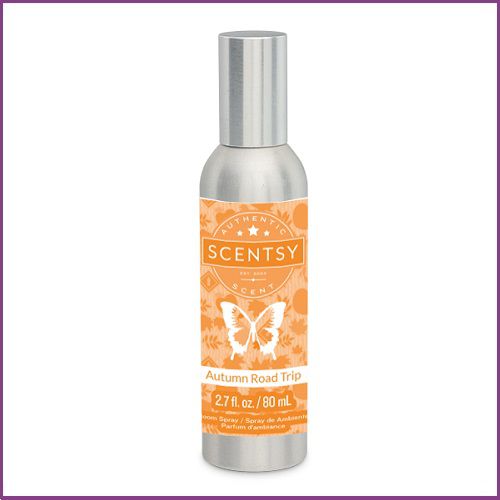 Autumn Road Trip Scentsy Room Spray Stock Image