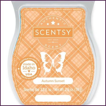 Autumn Sunset Scentsy Bar Melts