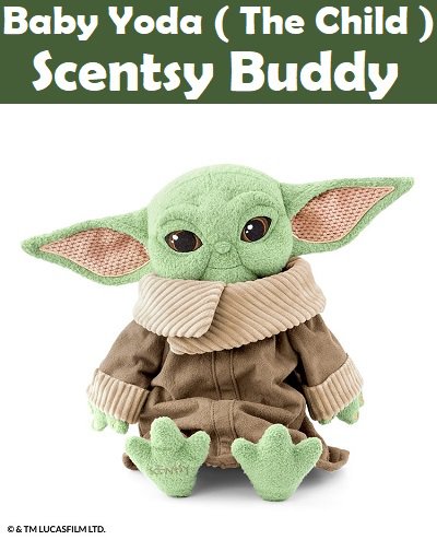 Baby Yoda Scentsy Star Wars Buddy