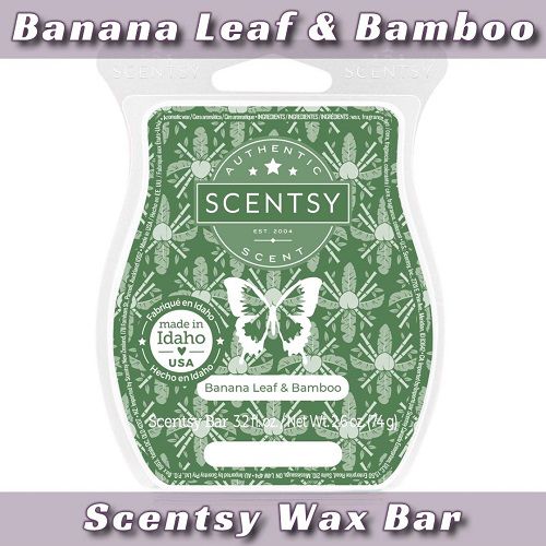 Banana Leaf and Bamboo Scentsy Bar