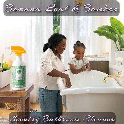 Banana Leaf and Bamboo Scentsy Bathroom Cleaner