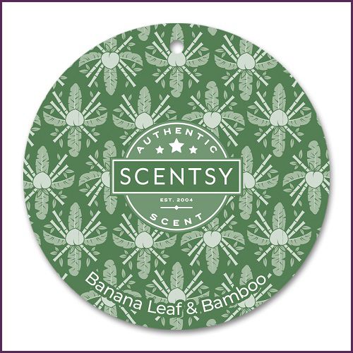Banana Leaf and Bamboo Scentsy Scent Circle