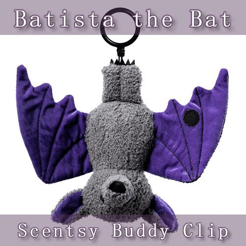 Batista the Bat Scentsy Buddy Clip