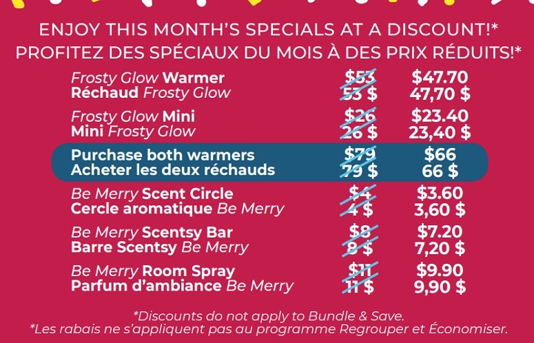 Be Merry Scentsy Bar Price