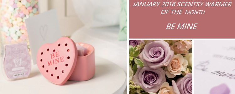 Be Mine - January Scentsy Warmer Of The Month