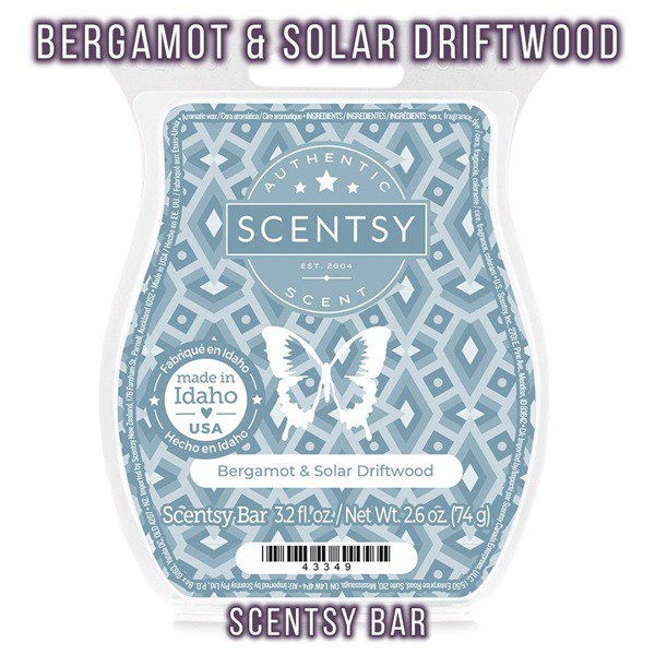 Bergamot and Solar Driftwood Scentsy Bar
