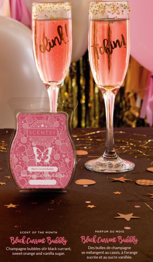 Black Currant Bubbly - January 2017 Scentsy Scent Of The Month