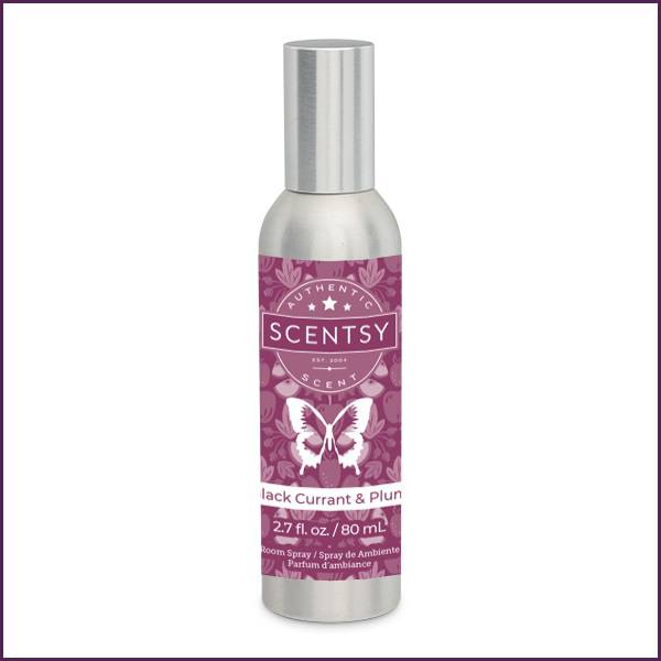 Black Currant and Plum Scentsy Room Spray Stock