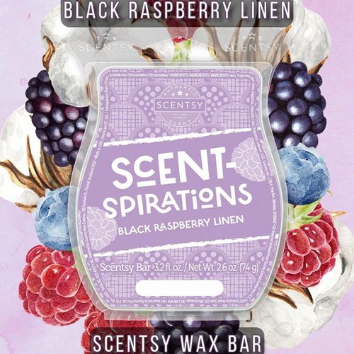 Black Raspberry Linen Scentsy Bar