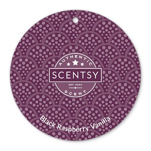 Black Raspberry Vanilla Scentsy Scent Circle Stock Image