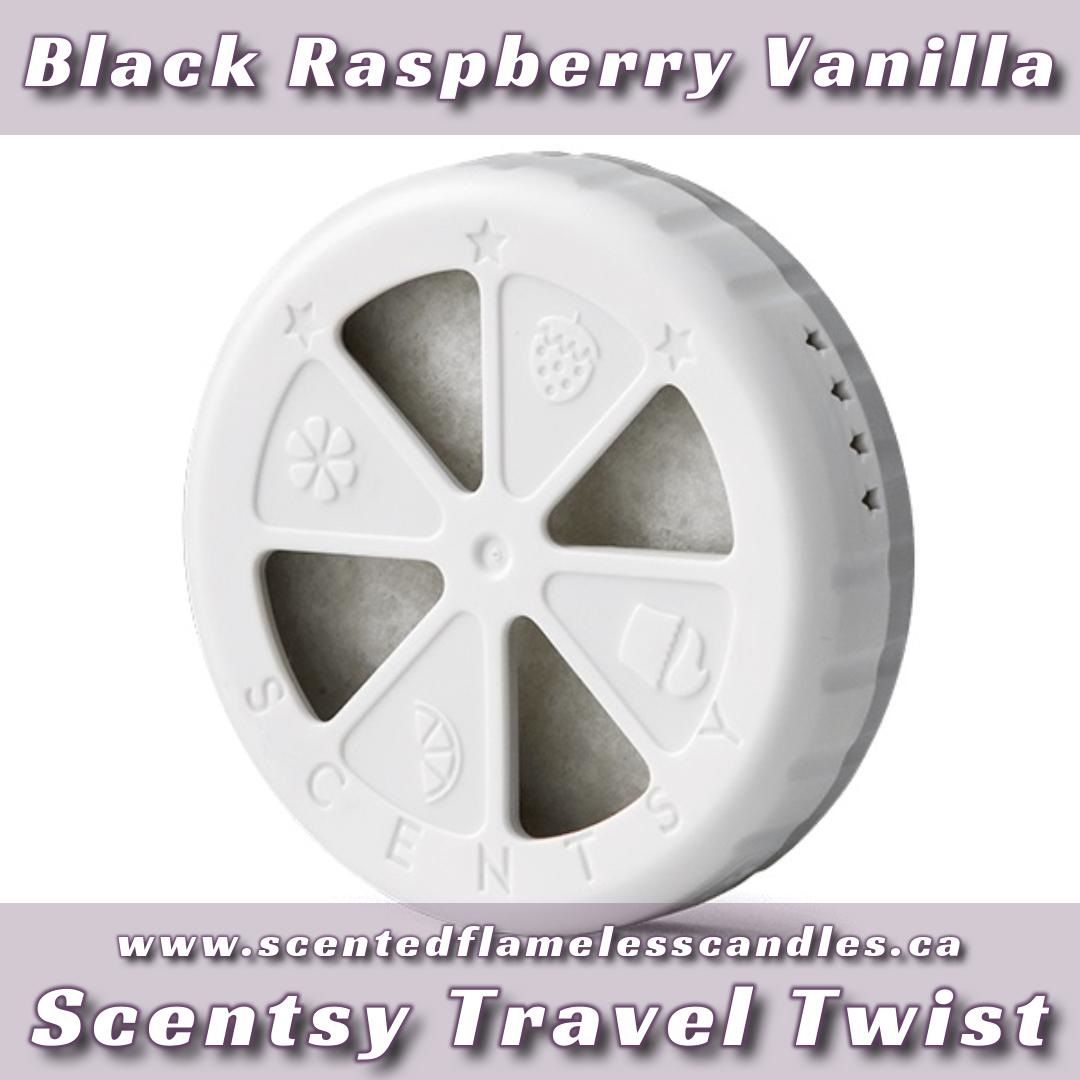 Black Raspberry Vanilla Scentsy Travel Twists Image