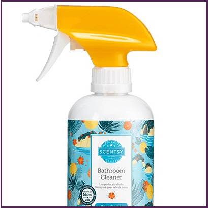 Blue Grotto Scentsy Bathroom Cleaner Top