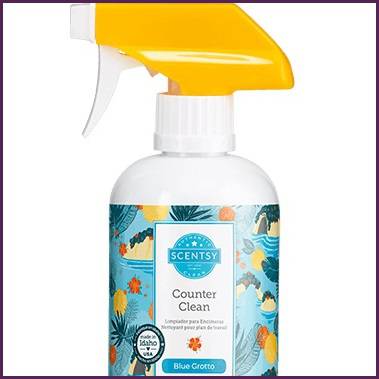 Blue Grotto Scentsy Counter Cleaner Top