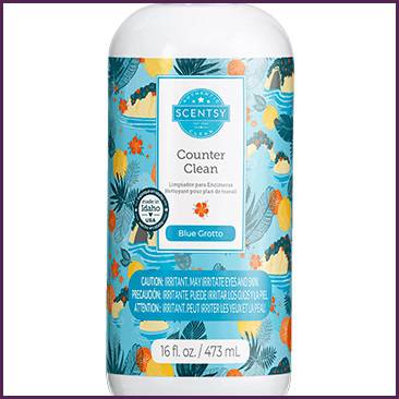 Blue Grotto Scentsy Counter Cleaner Middle