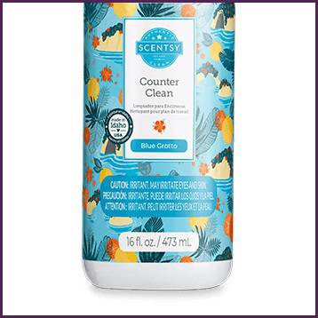 Blue Grotto Scentsy Counter Cleaner Bottom