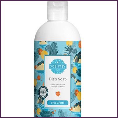 Blue Grotto Scentsy Dish Soap Top