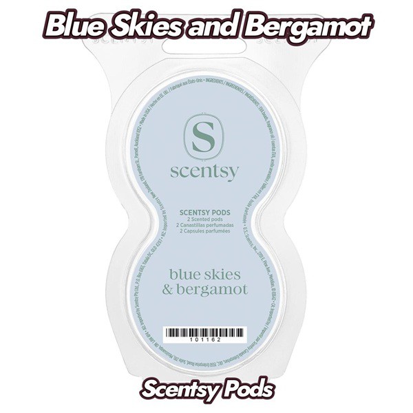 Blue Skies and Bergamot Scentsy Pods