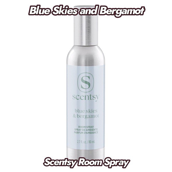 Blue Skies and Bergamot Scentsy Room Spray