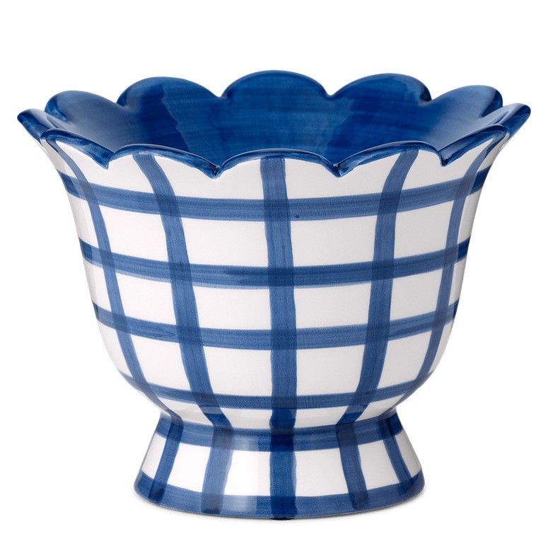Bluebell Gingham Scentsy Warmer Stylized 2