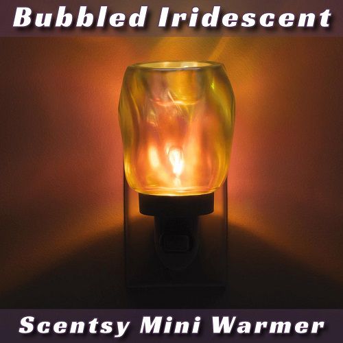 Bubbled Iridescent Scentsy Mini Warmer | Dark