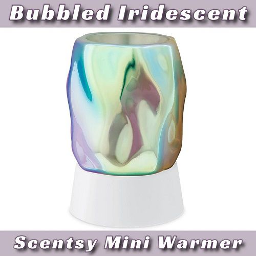 Bubbled Iridescent Scentsy Mini Warmer | With Base