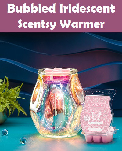 Bubbled iridescent Scentsy Warmer