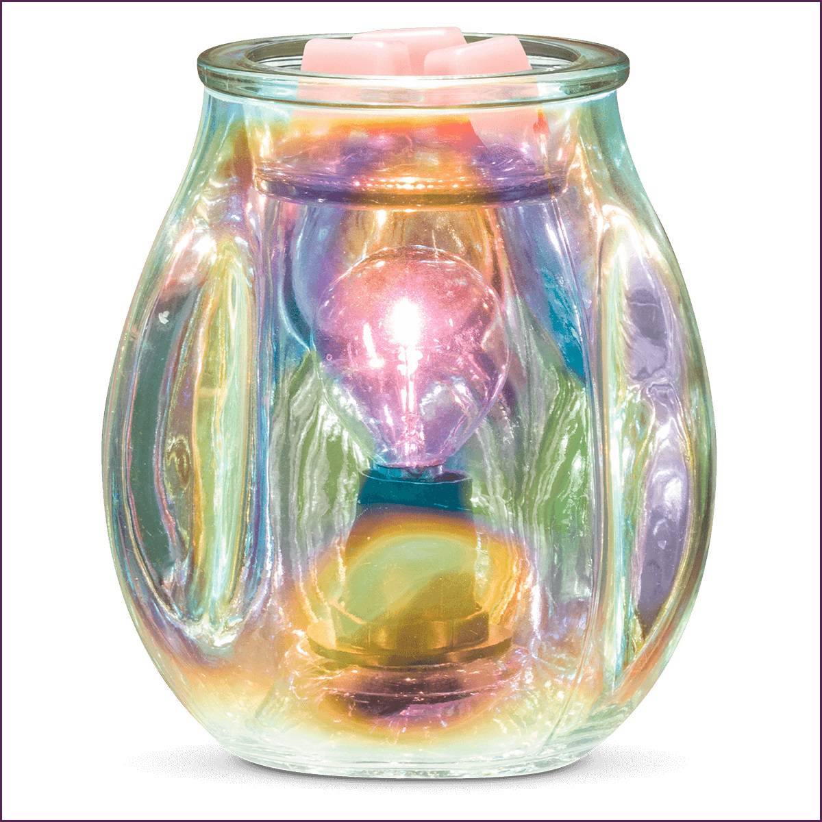 Bubbled Iridescent Scentsy Warmer Stock 2